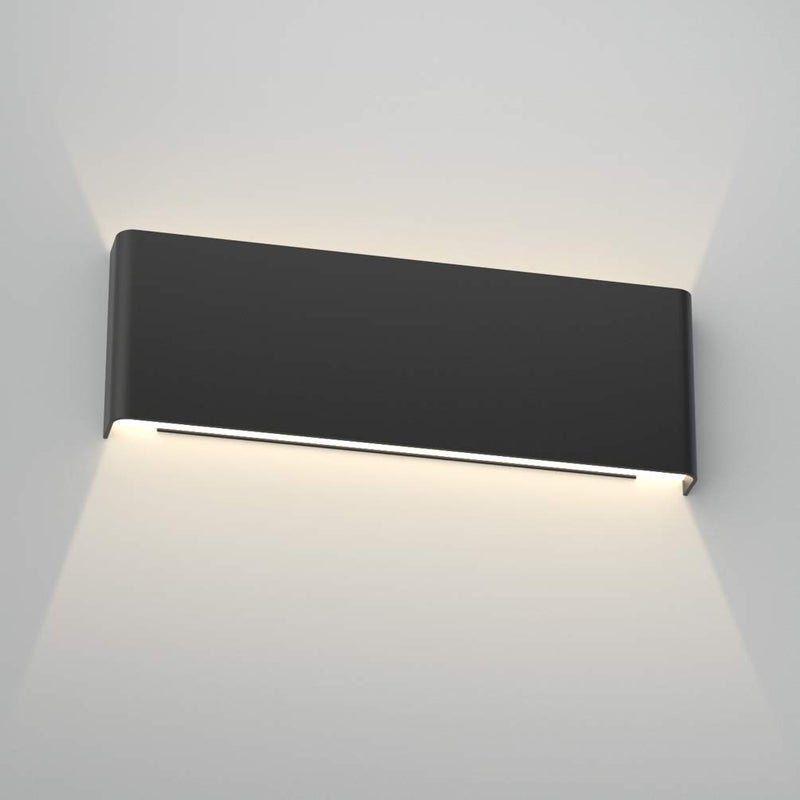 Aipsun 15.8in Modern Black Vanity Light Up and Down LED Vanity Light for Bathroom Wall Lighting Fixtures Neutral White 4000K - Image 1